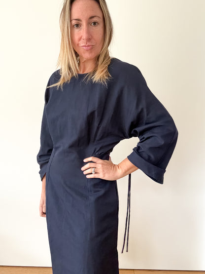 Stella McCartney Navy Cotton Dress - Size 8
