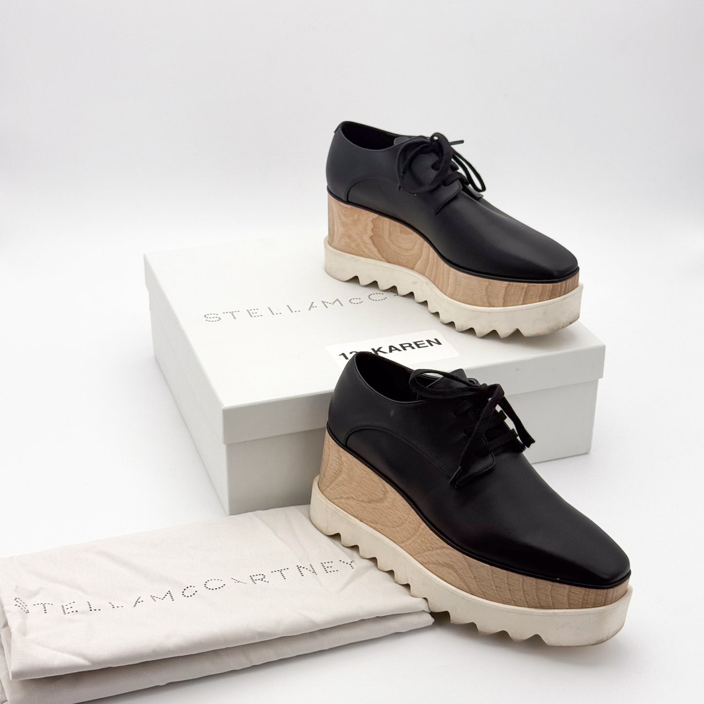Stella McCartney Elyse Platform Derby Shoes – Size 37
