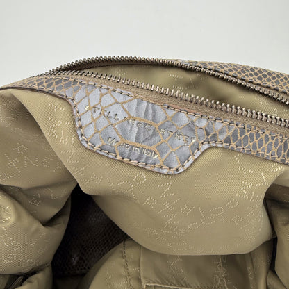 Stella McCartney Falabella Python-Effect Foldover Tote Bag