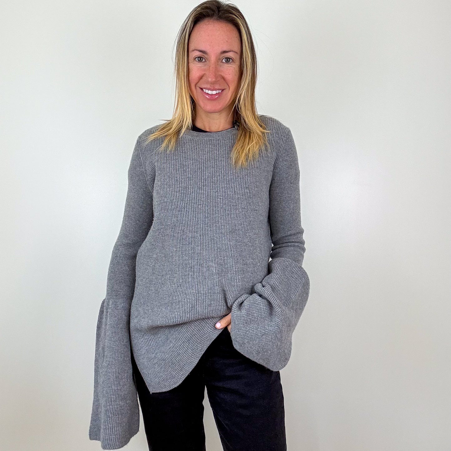 Stella McCartney Wool Grey Jumper - Size 8