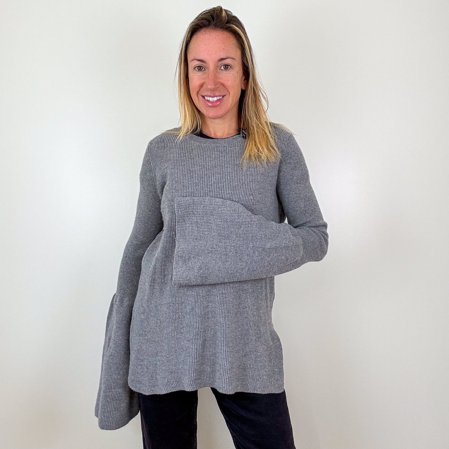 Stella McCartney Wool Grey Jumper - Size 8