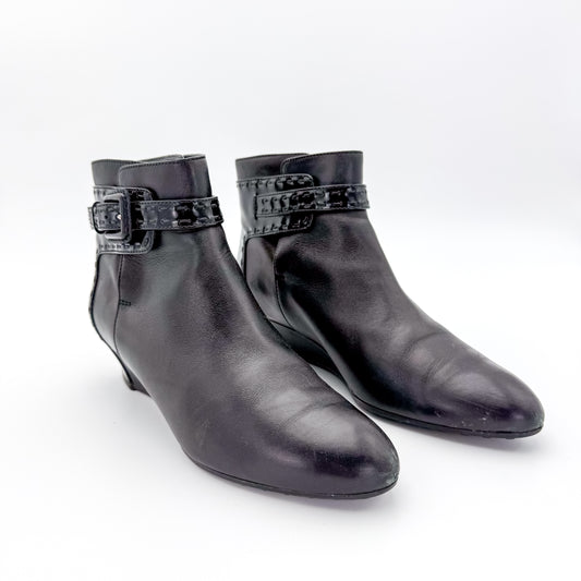 Tod's Leather Wedge Bootie - Size 37.5