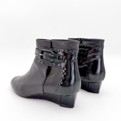 Tod's Leather Wedge Bootie - Size 37.5