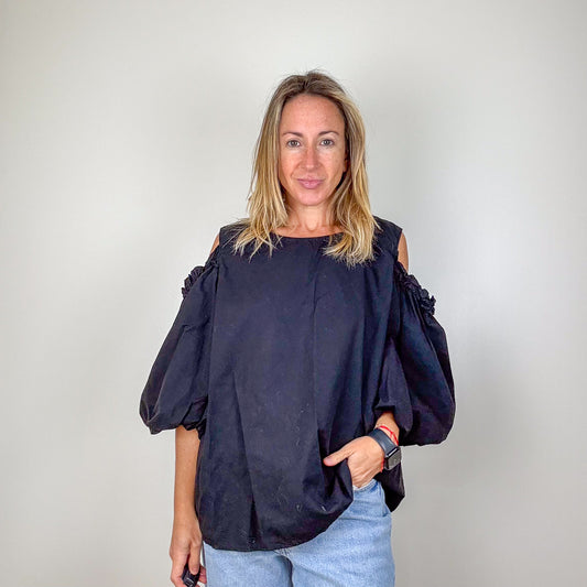 Velvet-Cotton-Top-Preloved-Luxury-London-Front