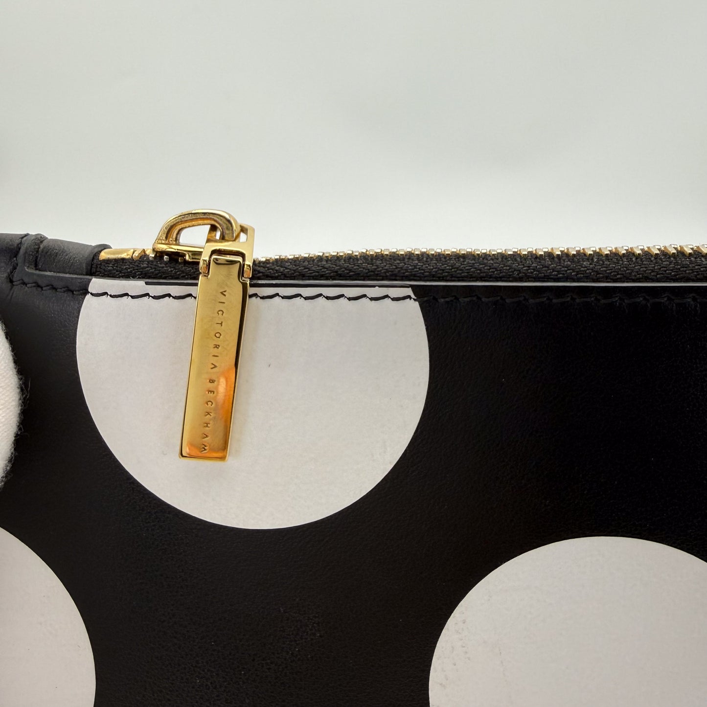 Victoria Beckham Polka Dot Zip Pouch