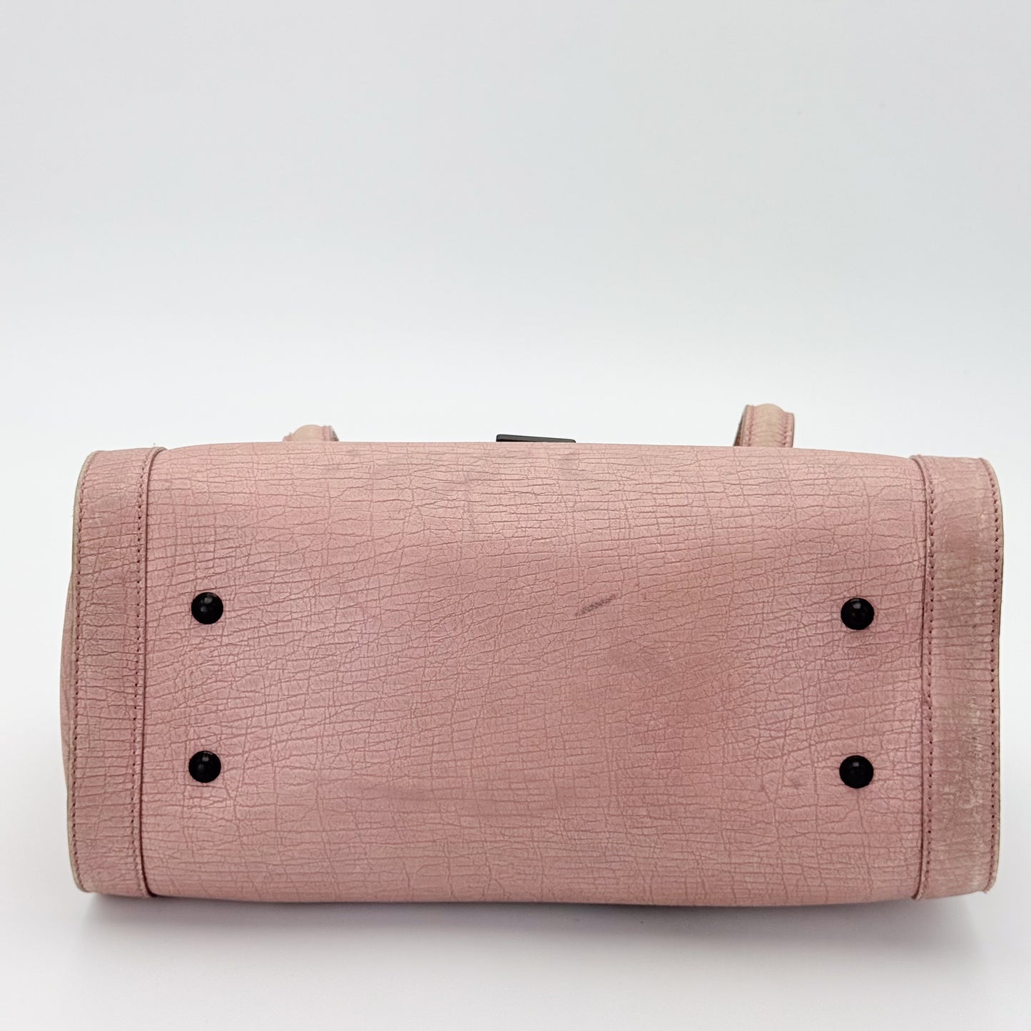 Vintage Gucci Bamboo Bullet Leather Bag
