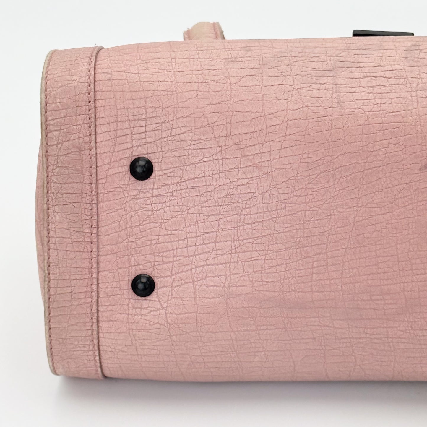 Vintage Gucci Bamboo Bullet Leather Bag