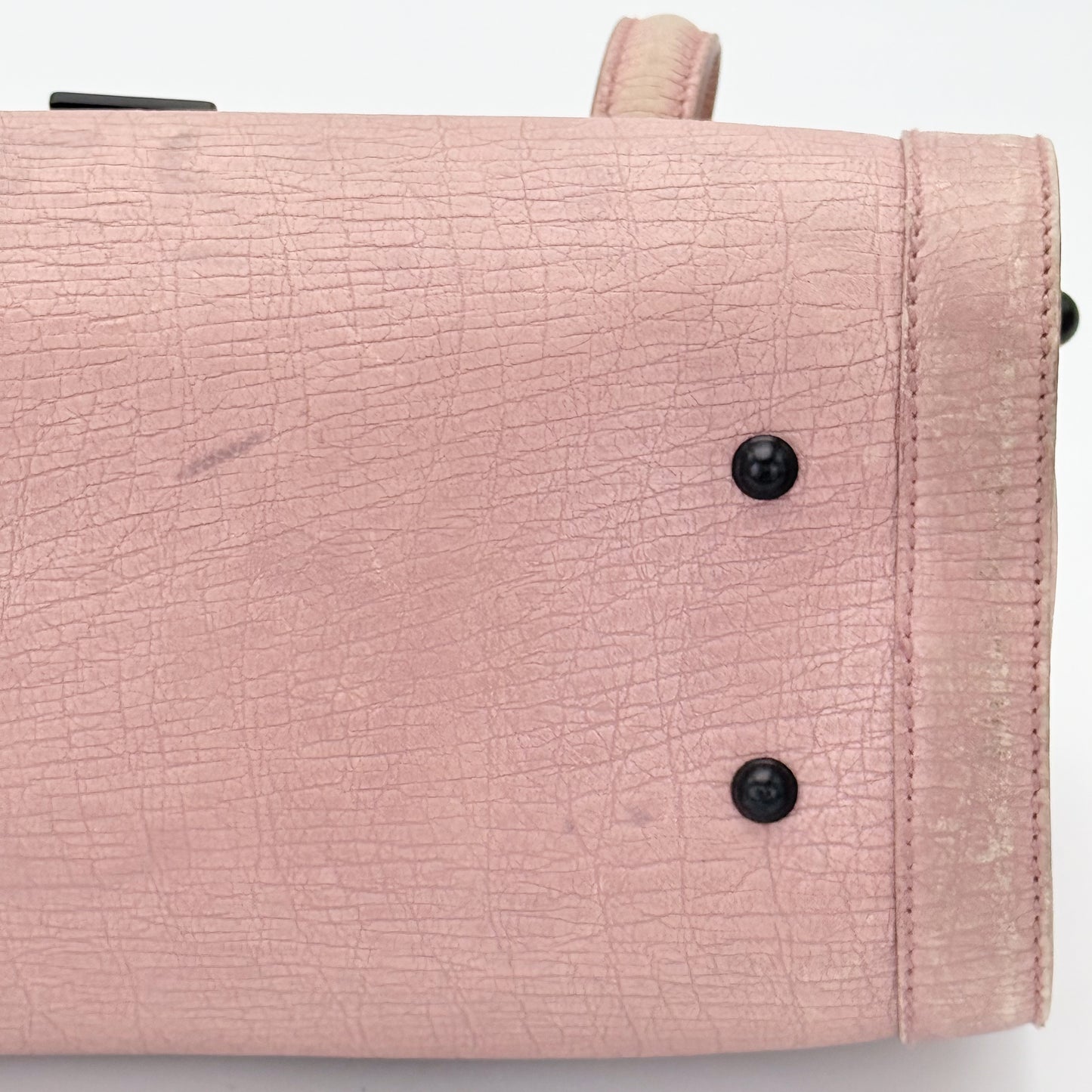 Vintage Gucci Bamboo Bullet Leather Bag