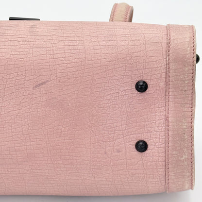 Vintage Gucci Bamboo Bullet Leather Bag