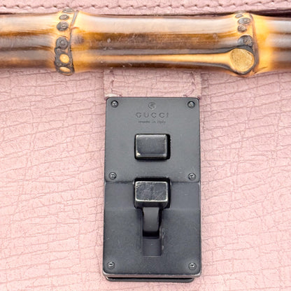 Vintage Gucci Bamboo Bullet Leather Bag