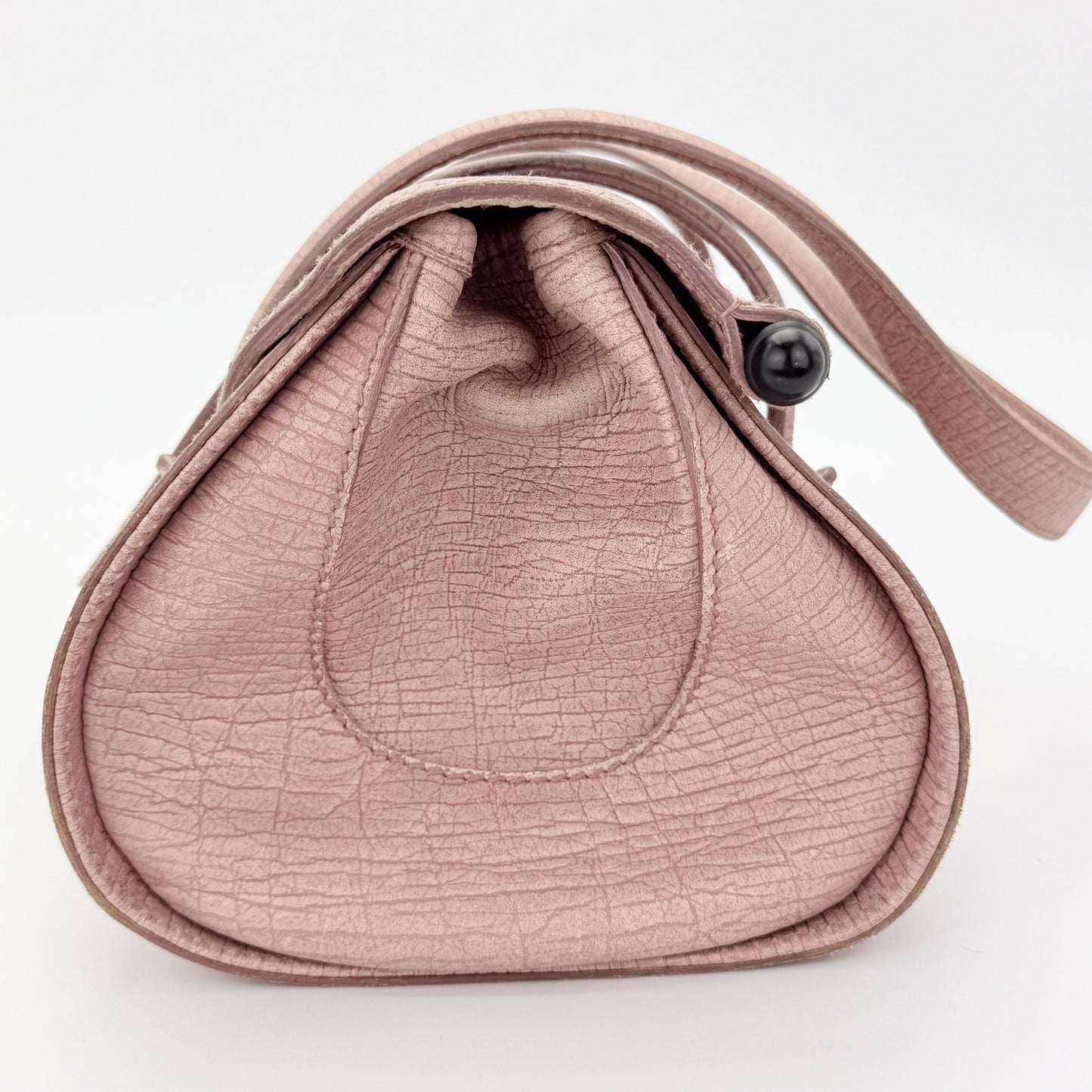 Vintage Gucci Bamboo Bullet Leather Bag