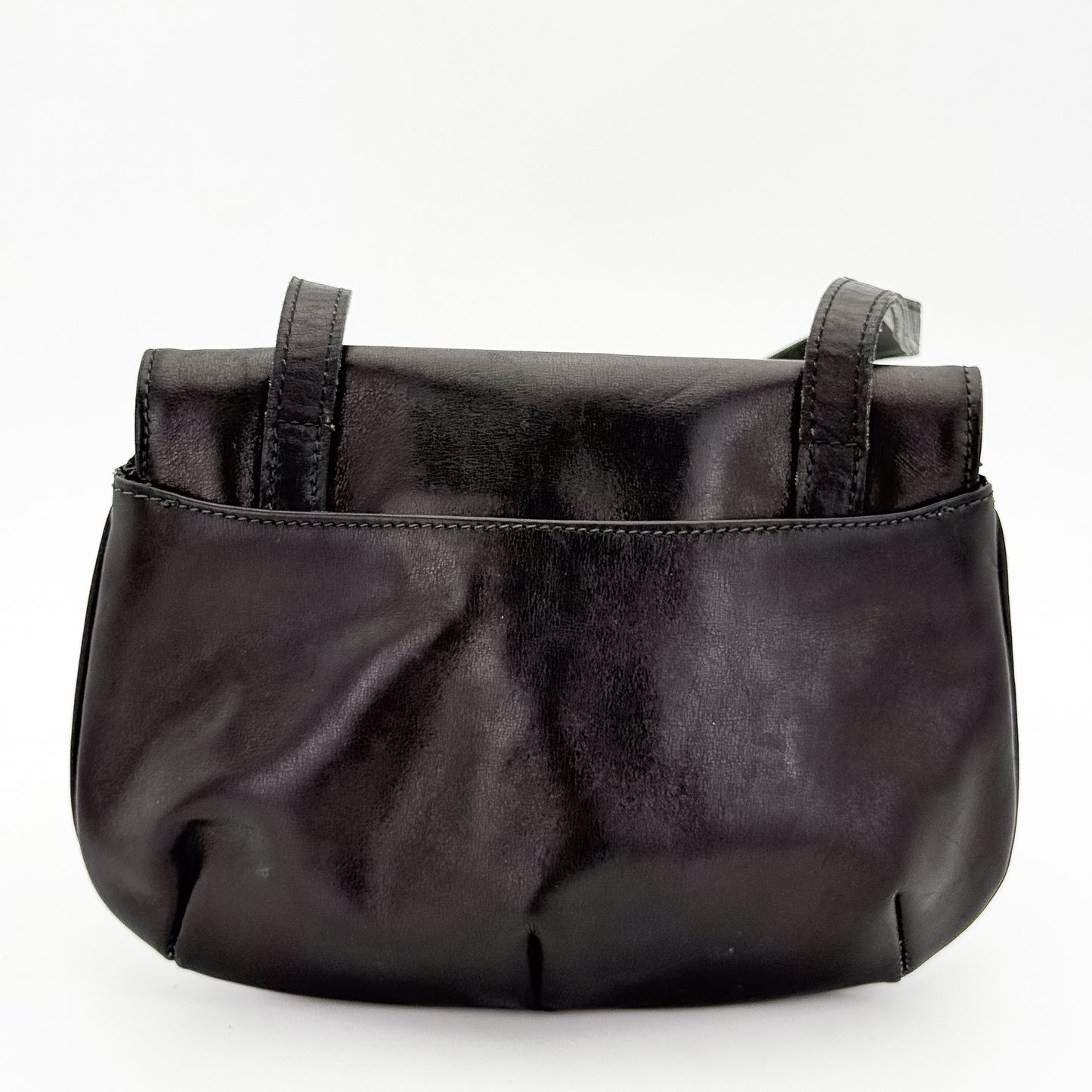 Vintage Gucci Black Leather Shoulder Bag