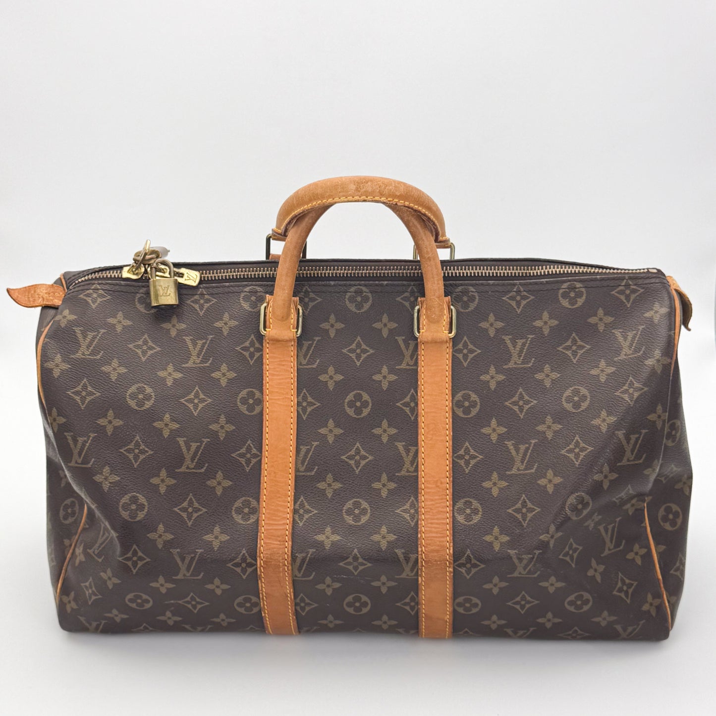 Vintage Louis Vuitton Keepall 45 Monogram Canvas Travel Bag