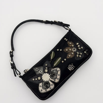 Vintage Prada Bag with Appliqué Ariel View