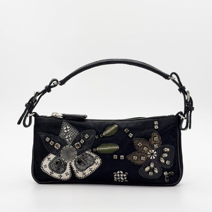 Vintage Prada Bag with Appliqué Front View