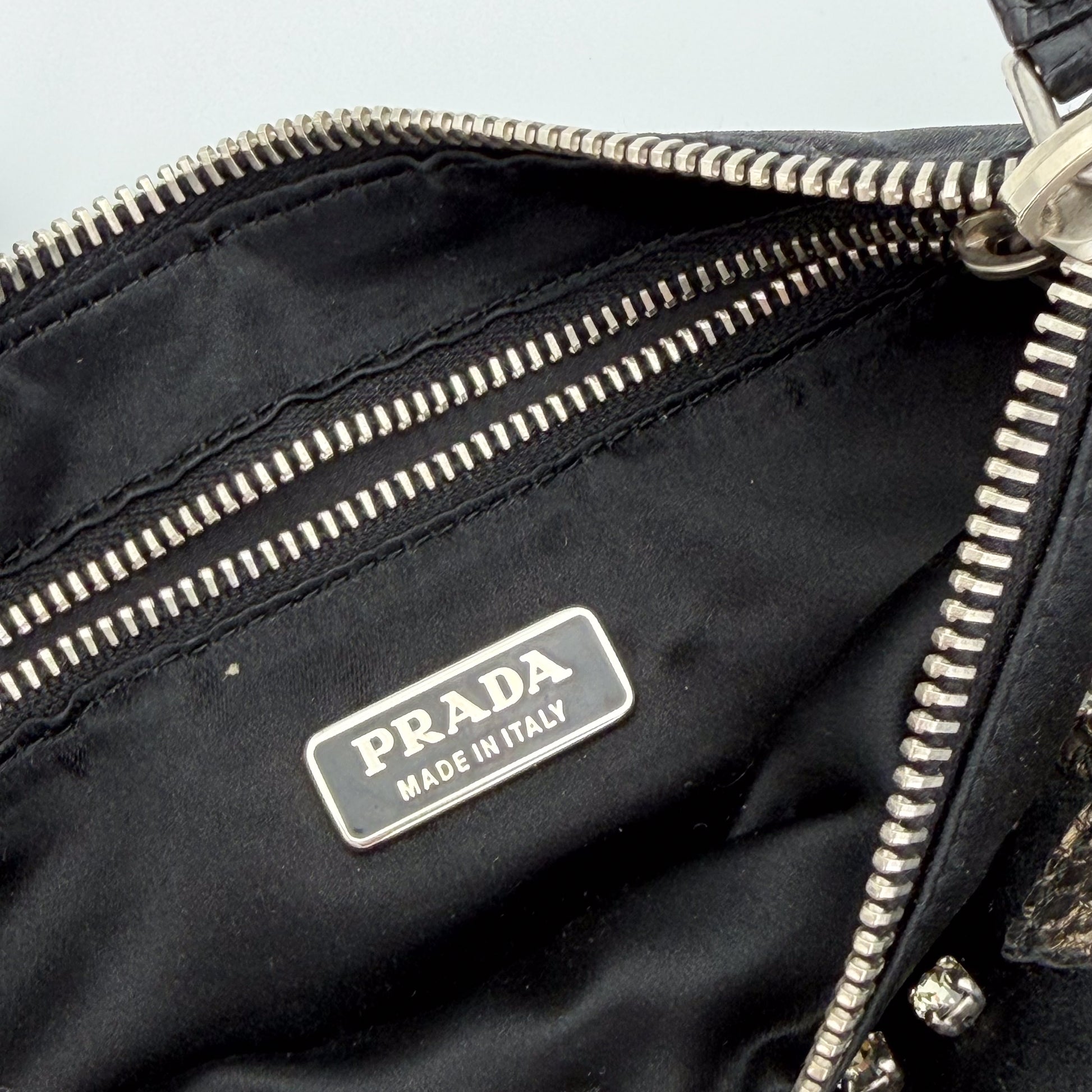 Vintage Prada Bag with Appliqué Interior