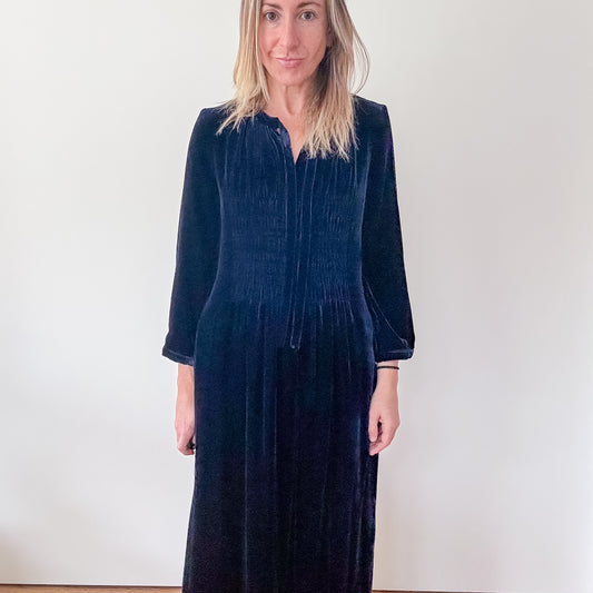WYSE London Bree Velvet Dress - Size 1