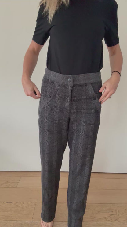 Me + Em Herringbone Trouser - Size 6