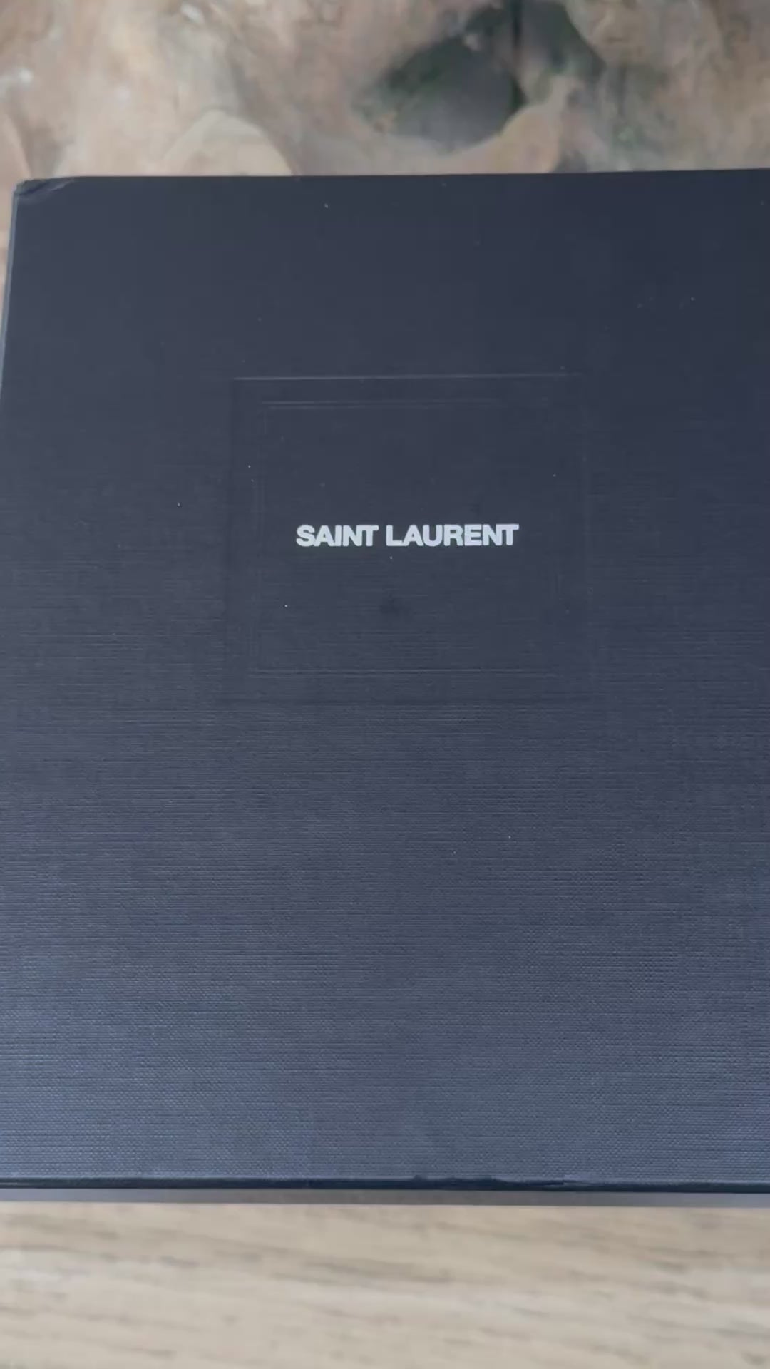 Used Saint Laurent Cassandre flap pouch Fuxia Couture pink gold YSL monogram video