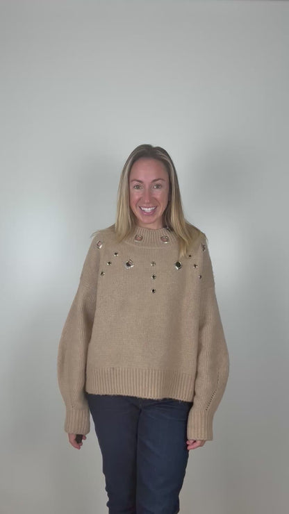 Pinko Tagikistan Wool-Blend Sweater - Size Small